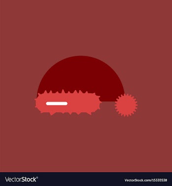 Winter hat santa hat vector image