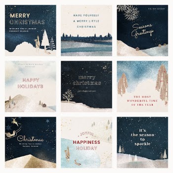 Winter Instagram post template, holiday | Free Vector Template - rawpixel