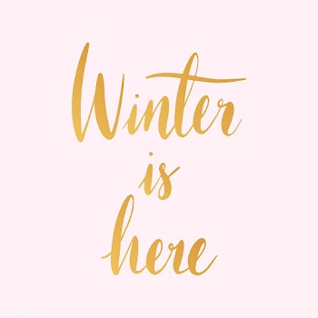 Winter is here typography style vector | Free stock vector - 517858