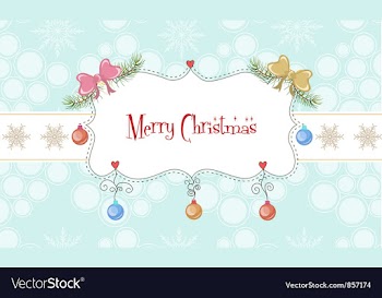 Winter label vector image