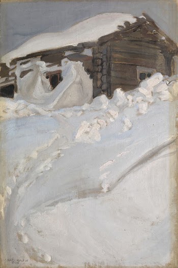 Winter landscape, 1905, by Akseli | Free Photo - rawpixel