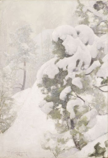 Winter landscape, 1926, by Pekka | Free Photo - rawpixel