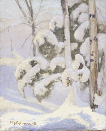 Winter landscape, 1932, by Pekka | Free Photo - rawpixel