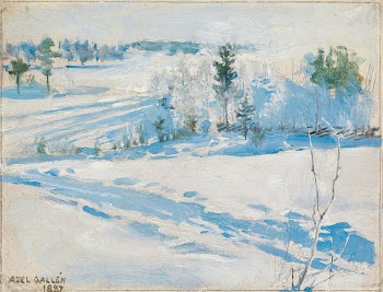 Winter landscape, oil painting. Original | Free Photo - rawpixel