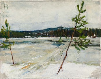 Winter landscape, oil painting. Original | Free Photo - rawpixel