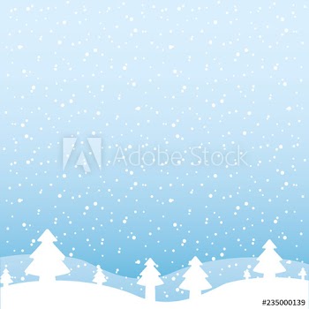 winter landscape snow tree forest