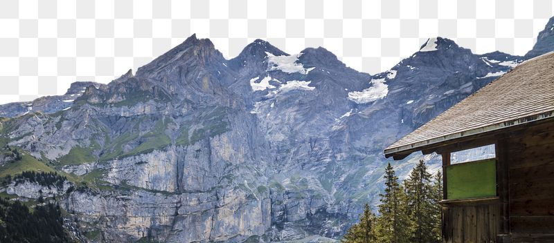 Winter mountain png border, nature | Free PNG - rawpixel