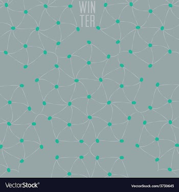 Winter pattern vector image