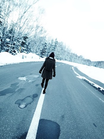 Winter road. Free public domain | Free Photo - rawpixel