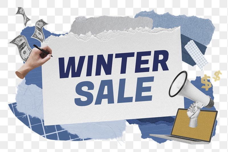Winter sale png word sticker | Free PNG - rawpixel