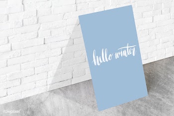 Winter season typography design mockup | Free stock psd mockup - 516323