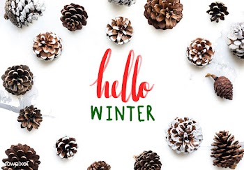 Winter season typography design mockup | Free stock psd mockup - 516327