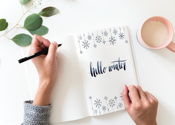Winter season typography design mockup | Free stock psd mockup - 516332