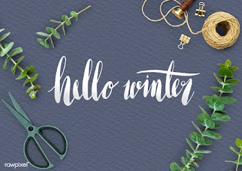 Winter season typography design mockup | Free stock psd mockup - 516394