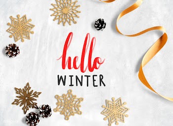 Winter season typography design mockup | Free stock psd mockup - 516408
