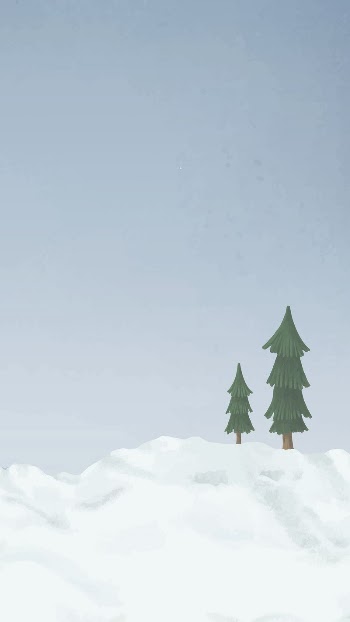 Winter snow aesthetic iPhone wallpaper, | Free Photo Illustration - rawpixel