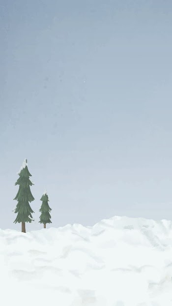 Winter snow aesthetic iPhone wallpaper, | Free Photo Illustration - rawpixel