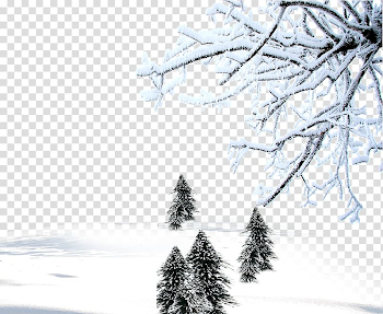 Winter Snow Computer file, Winter background material transparent ...