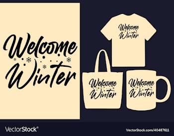 winter snow lettering typography quotes for tshirt