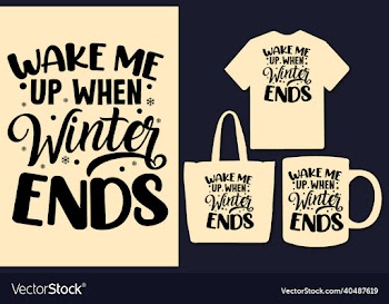 winter snow lettering typography quotes for tshirt