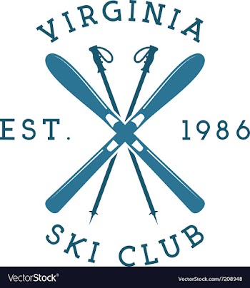  					Winter sports ski club Label Vintage Mountain vector image														
