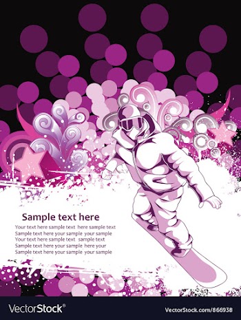 Winter sports vector image