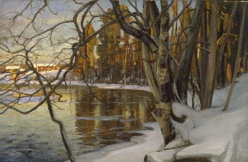 Winter sun, 1909 | Free Photo - rawpixel