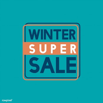 Winter super sale badge vector | Free stock vector - 503407