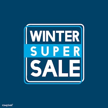 Winter super sale badge vector | Free stock vector - 503468