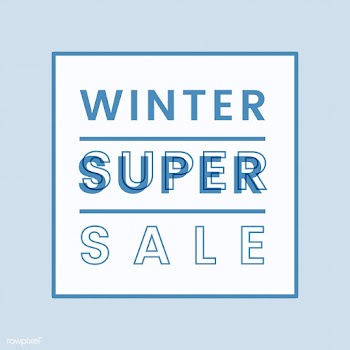Winter super sale badge vector | Free stock vector - 504886