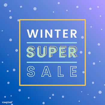 Winter super sale badge vector | Free stock vector - 504925