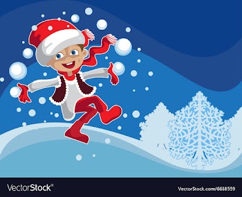 Winter vector image