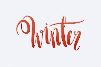 Winter watercolor calligraphy typography vect.. | Free stock vector - 489388