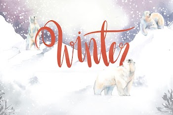 Winter watercolor calligraphy typography vect.. | Free stock vector - 489716