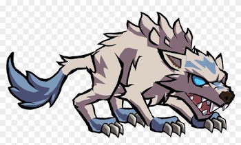 Winter Wolf Cartoon