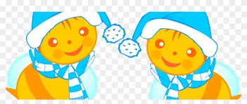 Winter Words Clipart 4 By Shannon - Bee Winter Clip Art