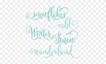 Winter Words Svg Scrapbook Title Winter Svg Cut File - Scalable Vector Graphics