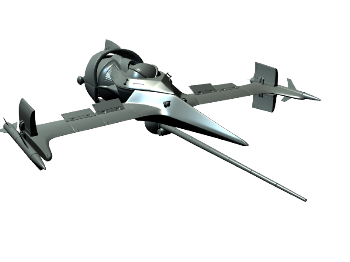 WIP Cowboy Bebop Swordfish II — polycount