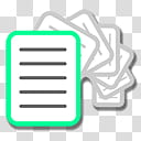 Wiped Out Icons, printer, white and green plastic frame transparent background PNG clipart