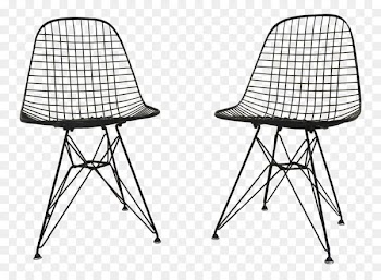 Wire Chair (DKR1) Charles and Ray Eames Design Herman Miller Eames Wire Chair -  