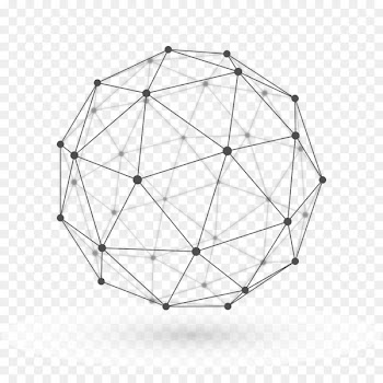Wire-frame model Polygon mesh Clip art - polygonal 