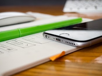          Wireframe Sketch Mobile Device Web Design Free Photo     