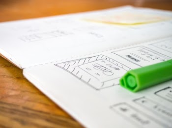          Wireframe Sketch Pen Free Photo     
