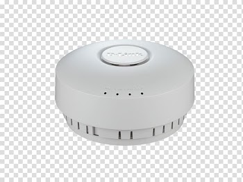 Wireless Access Points D-Link Smoke detector Power over Ethernet, access point transparent background PNG clipart