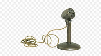 Wireless microphone Radio station - Retro microphone 