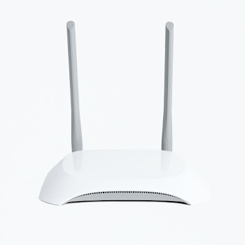 Wireless router mockup 5G network device