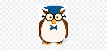 Wise Owl Teacher Cartoon Character With Glasses And - Teacher With Speech Bubble