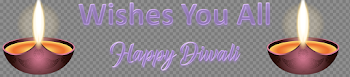 Wishes You All Happy Diwali PNG Download Image