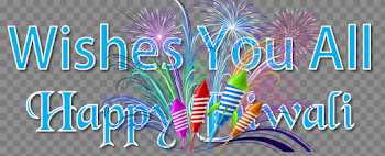 Wishes You All Happy Diwali Transparent Image