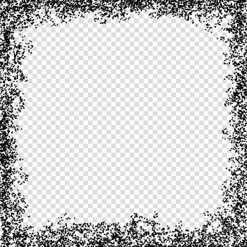 Wishful Borders, black border frame transparent background PNG clipart